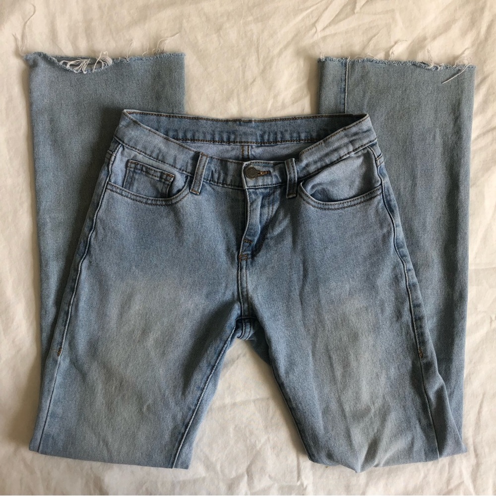 Brandy Melville flare low rise jeans